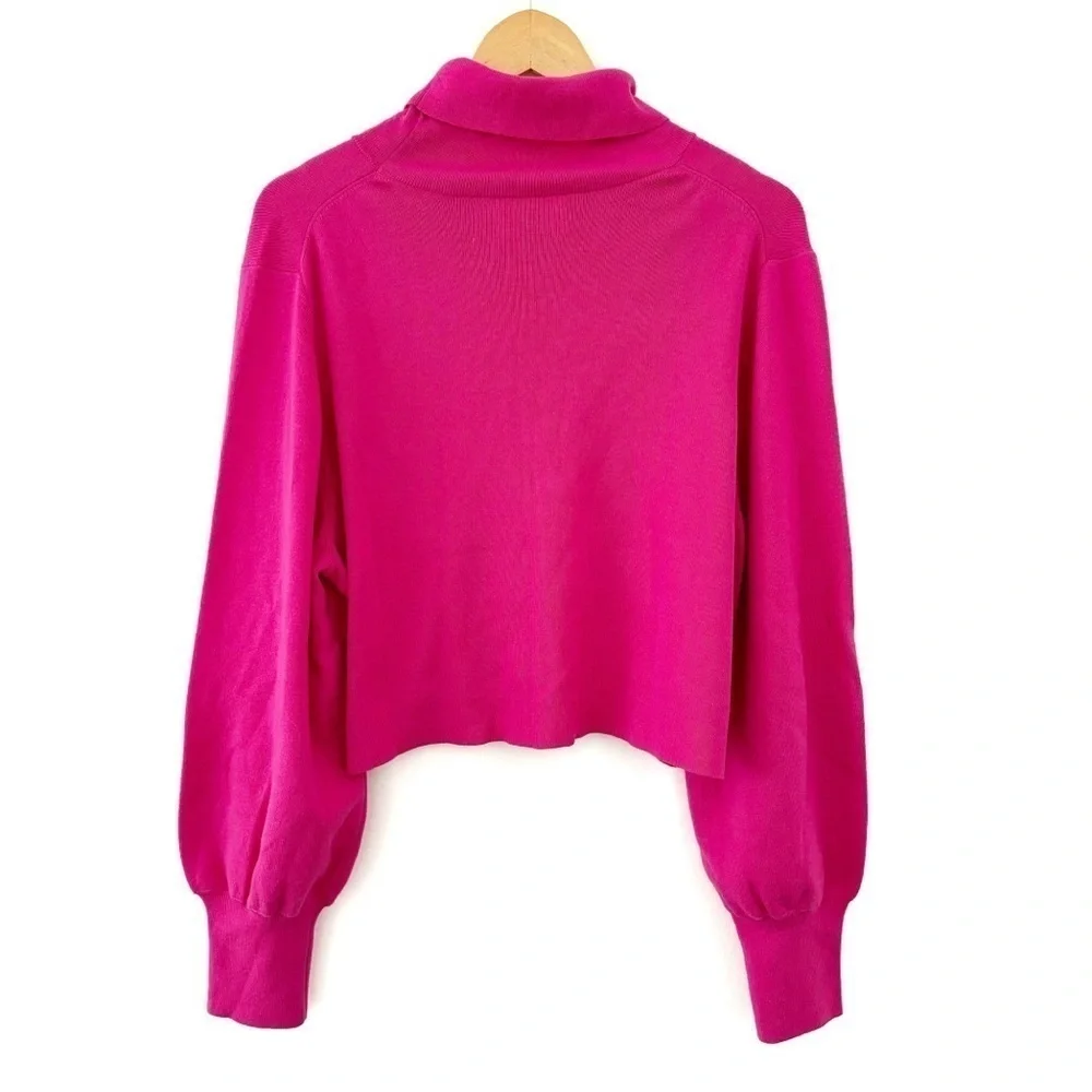Wilfred | Rebecca Turtleneck Merino Wool Sweater Vital Pink Size 2XL XXL - Picture 7 of 10